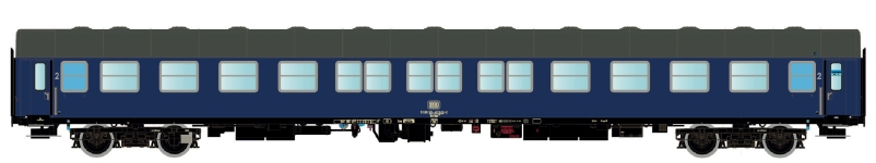 L.S. Models LS46181AC - H0 - Liegewagen Scheibenbremse, DB, Ep. IV - AC - Wagen 1